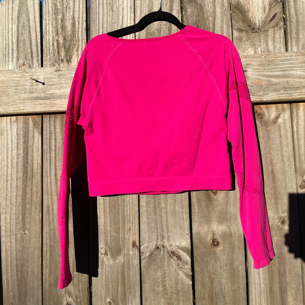 PINK Chloe X Halle Women's Pink Long Sleeve Athletic Top Sz XXL - Picture 6 of 9